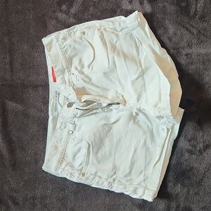 White cotton shorts 27